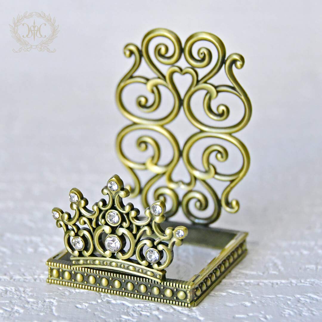 Amazon.co.jp: メゾンゴールドスマホスタンド／クラウン アンティーク